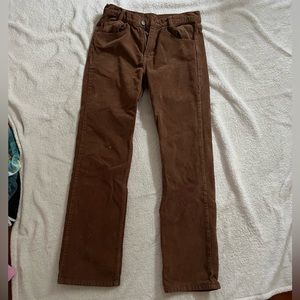 brown corduroy brandy melville pants